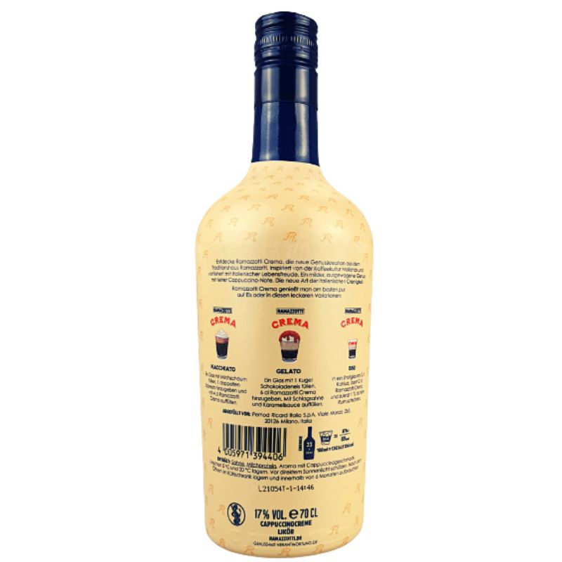 Ramazzotti Crema – weitere Produktansicht