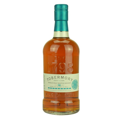 Tobermory Single Malt Scotch Whisky 12 Jahre 46.3% Manzanilla – Produktansicht