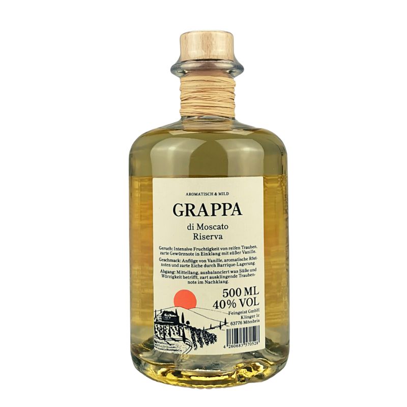 Fg Grappa di Moscato Riserva – weitere Produktansicht
