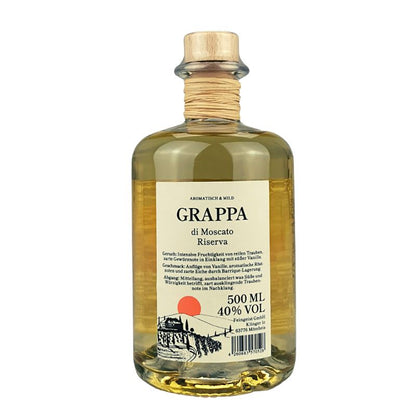 Fg Grappa di Moscato Riserva – weitere Produktansicht