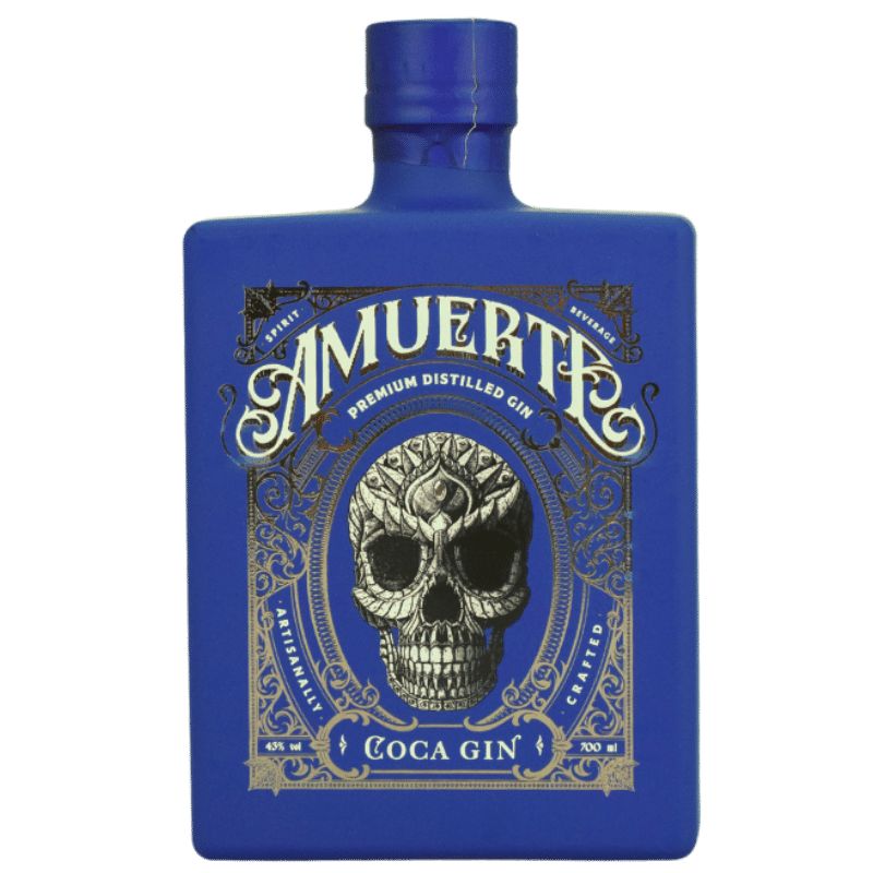Amuerte Coca Leaf Gin Blue – Produktansicht