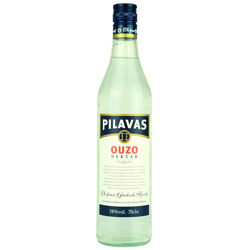 Pilavas Ouzo – Produktansicht