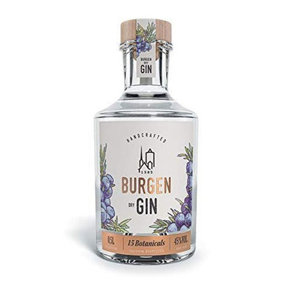 Burgen Dry Gin – Produktansicht