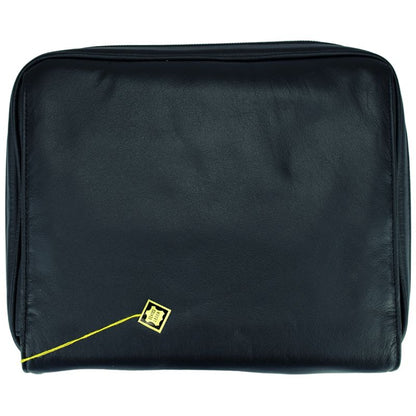 Pfeifentasche 5er Leder schwarz