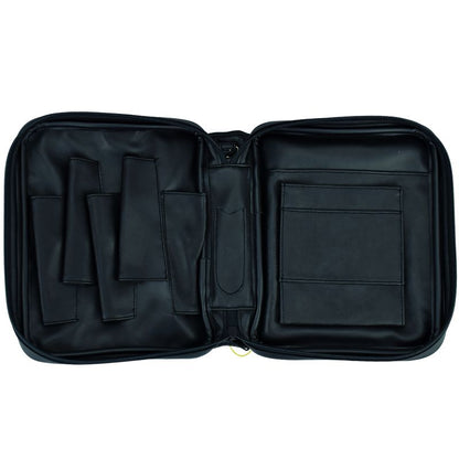 Pfeifentasche 5er Leder schwarz