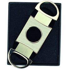 Hadson Zigarrenschneider Carbon silber
