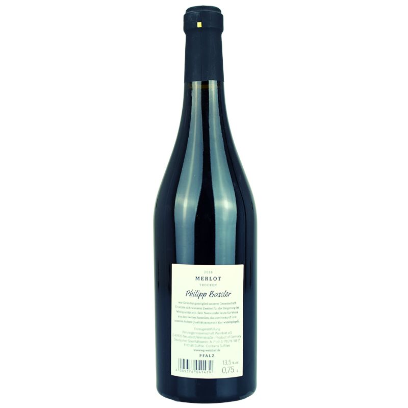 Wb Philipp Bassler Merlot trocken