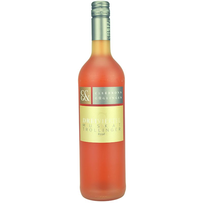 C&G Dreiviertel Muskat Trollinger Rosé lieblich