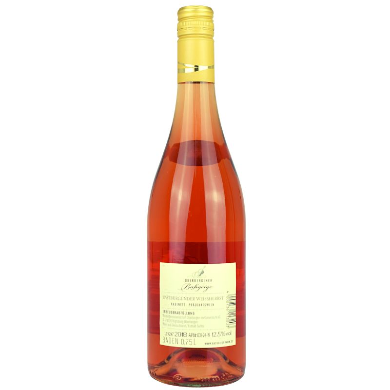 Oberbergener B. Spätburgunder Weißherbst Kabinett