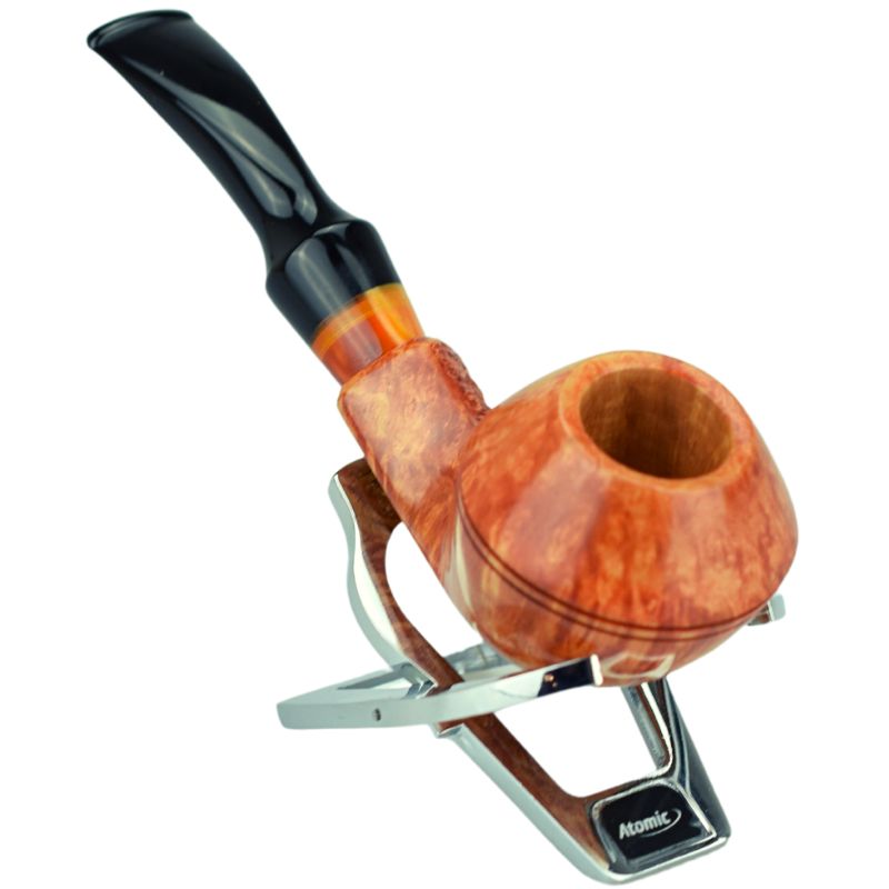 Pfeife Half Bent Bulldog semirustik Lorenzetti (Unikat)
