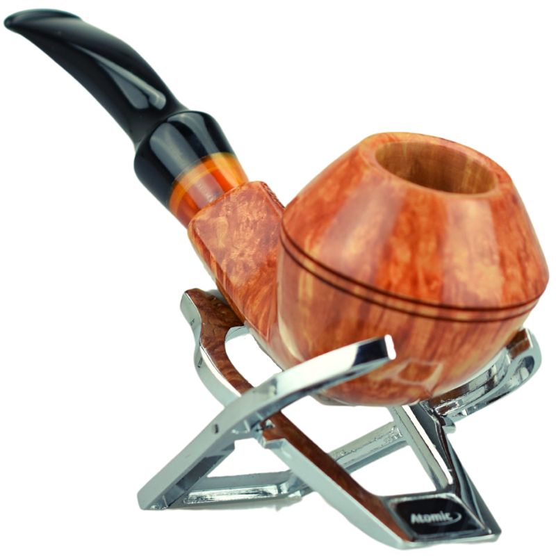 Pfeife Half Bent Bulldog semirustik Lorenzetti (Unikat)