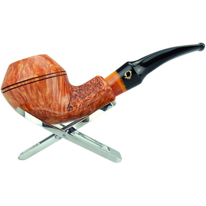 Pfeife Half Bent Bulldog semirustik Lorenzetti (Unikat)