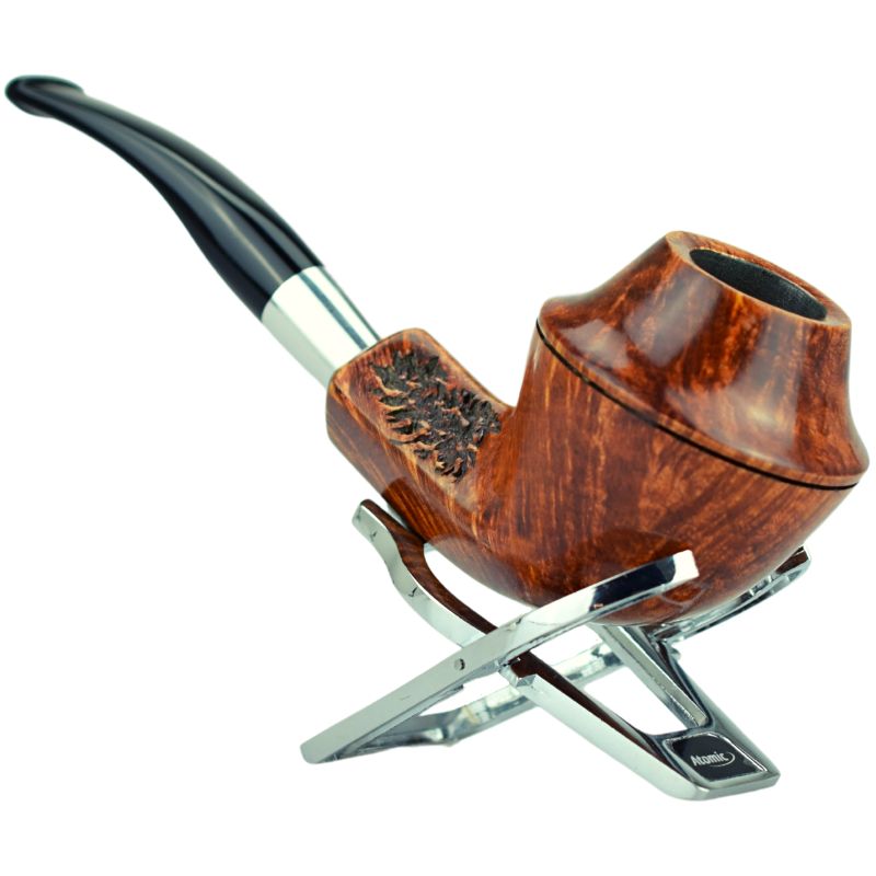 Pfeife Half Bent Rhodesian semirustikal Lorenzetti