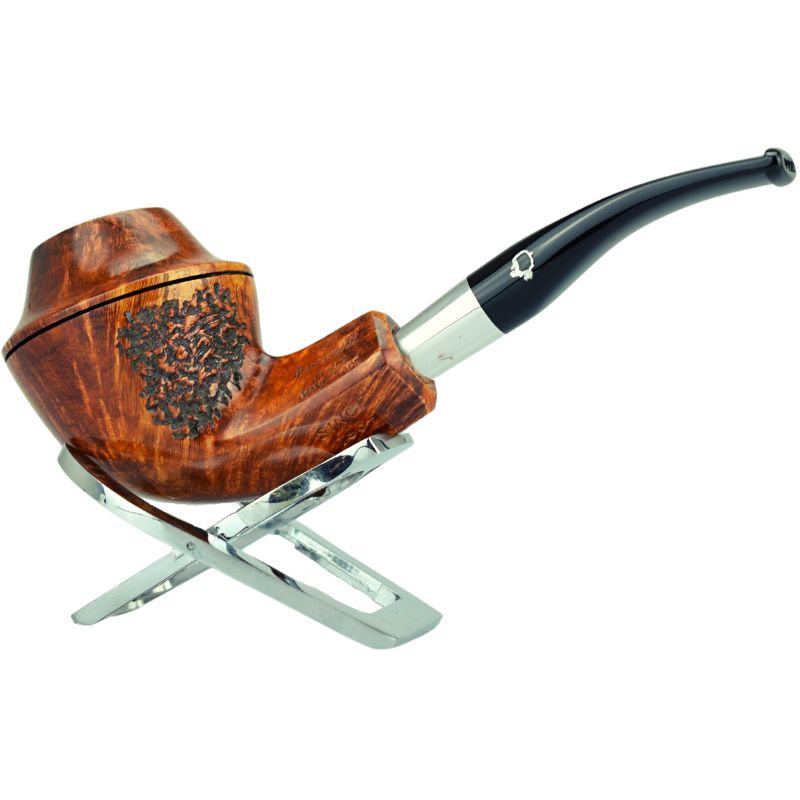 Pfeife Half Bent Rhodesian semirustikal Lorenzetti