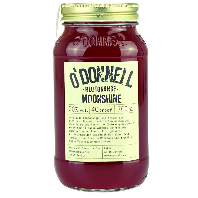 O'Donnell Moonshine Blutorange – Produktansicht