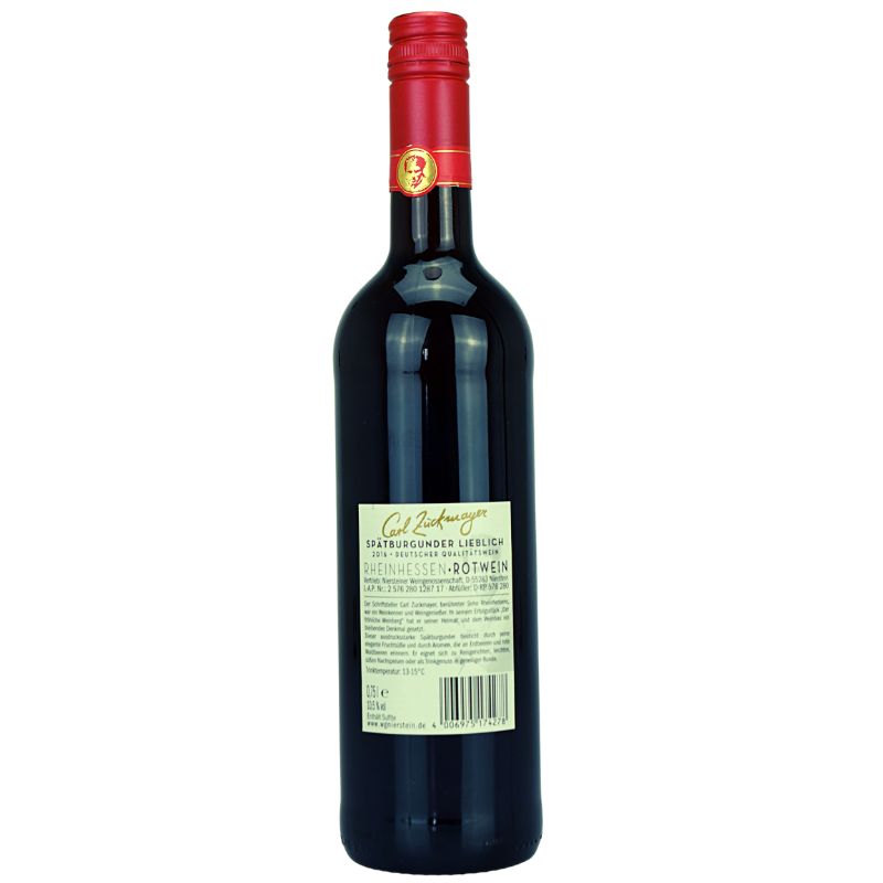 Spätburgunder lieblich Carl Zuckmayer