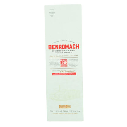 Benromach Vintage 2010 Cask Strength