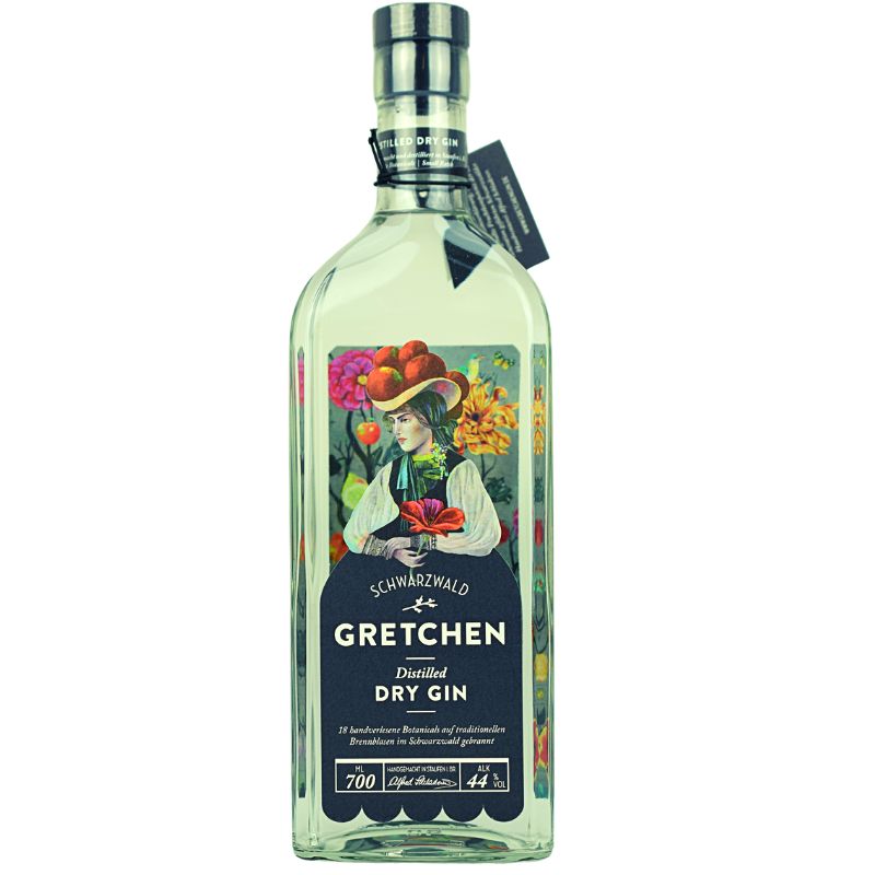 Schwarzwald Gretchen Dry Gin – Produktansicht