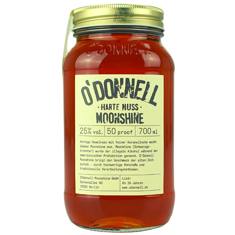 O'Donnell Moonshine Harte Nuss – Produktansicht