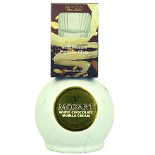 Mozart White Chocolate Vanilla Cream mit Glas – Produktansicht