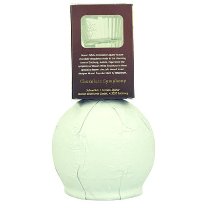 Mozart White Chocolate Vanilla Cream mit Glas – weitere Produktansicht