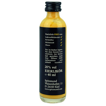 Spitzmund Klötenköm Mini – Flasche in Rückansicht