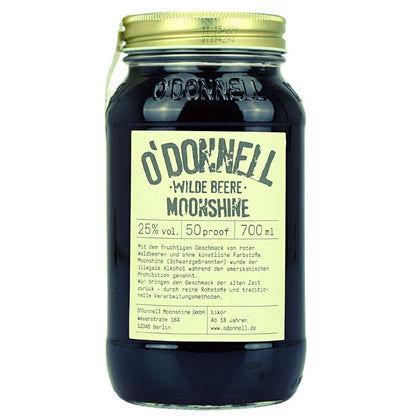 O'Donnell Moonshine Wilde Beere – Produktansicht