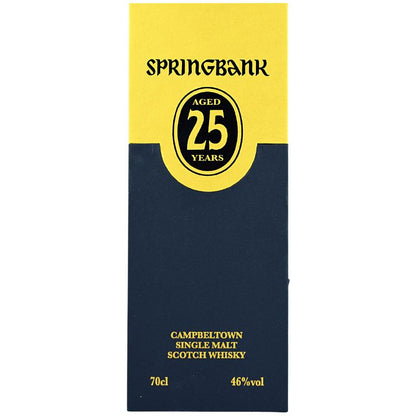 Springbank 25 Jahre – Detailansicht 2