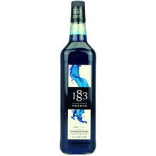 1883 Blue Curacao Sirup – Produktansicht