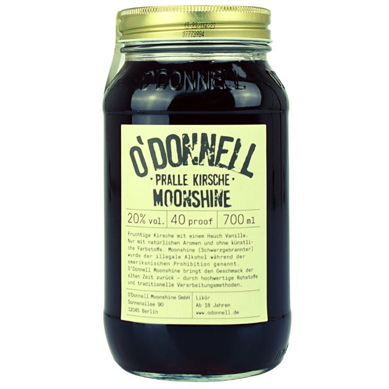 O'Donnell Moonshine Pralle Kirsche – Produktansicht