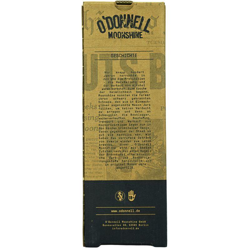 O'Donnell Moonshine Blutorange mit Ausgießer