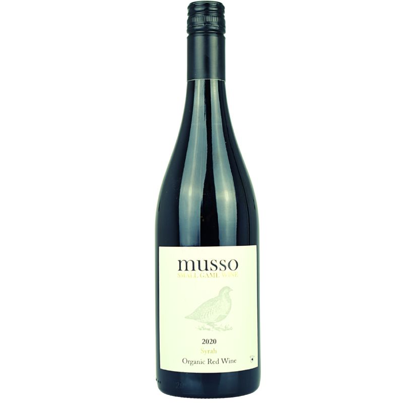 Musso Syrah Small Game Wine – Produktansicht