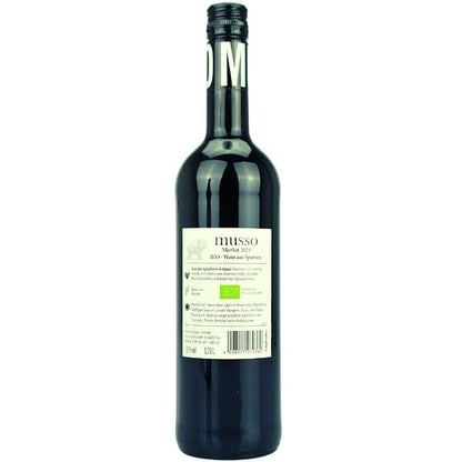 Musso Merlot Red Bio Wine – weitere Produktansicht