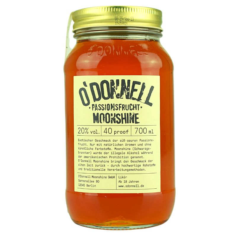 O'Donnell Moonshine Passionsfrucht – Produktansicht