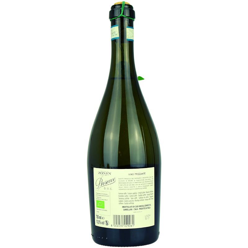 Zonin Prosecco D.O.C. Bio Organic Vino Frizzante