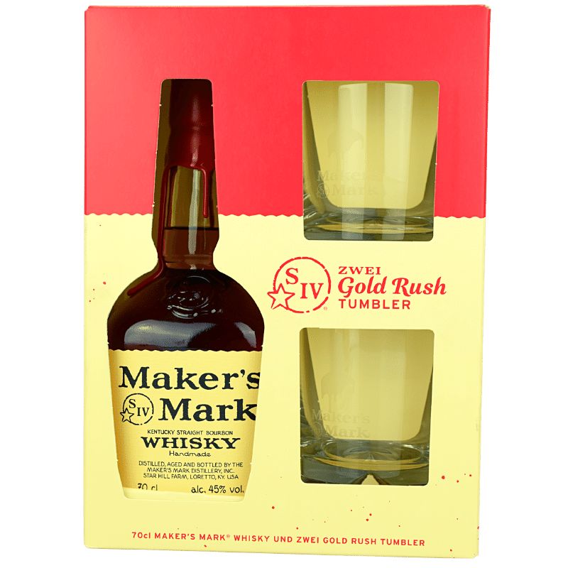 Makers Mark Geschenkset mit 2 Tumblern
