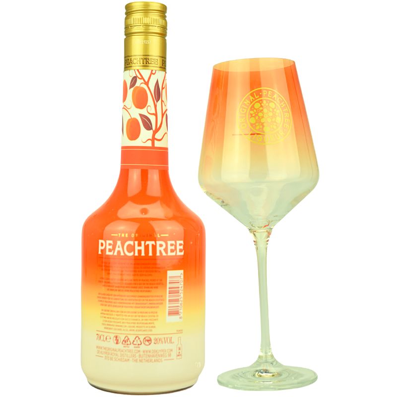 De Kuyper Peachtree Set mit Glas – weitere Produktansicht