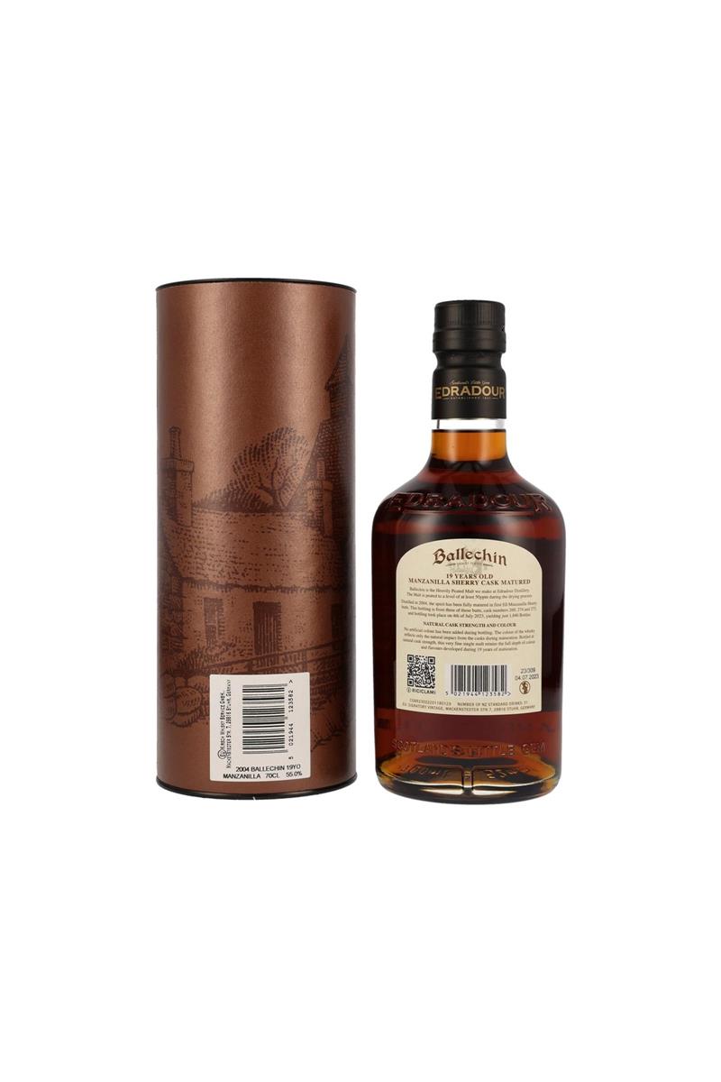Ballechin 2004/2023 - 19 y.o. - Manzanilla Casks