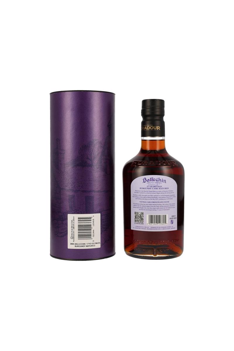 Ballechin 2005/2023 - 17 y.o. - Ex-Burgundy Wine Cask #327-334