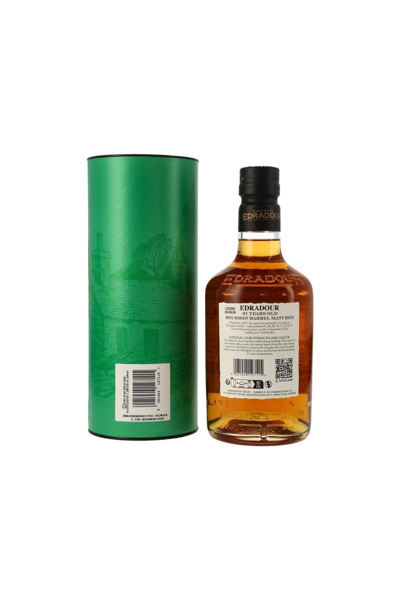 Edradour 2003/2024 - 21 y.o. Cask Strength - Bourbon Barrels