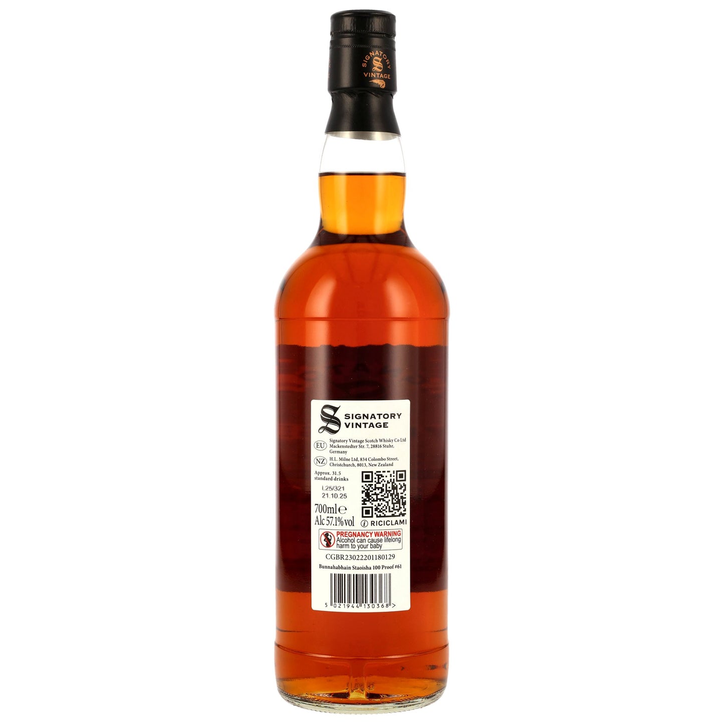 Signatory Vintage Bunnahabhain 10 Years 100 Proof