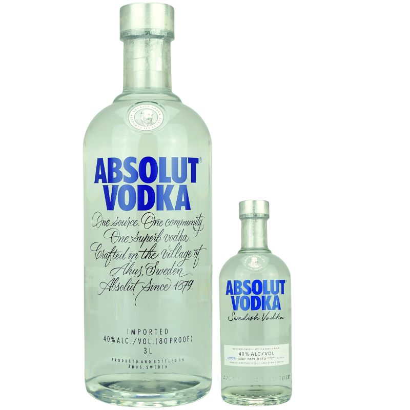 Absolut Vodka 3 Liter – Produktansicht