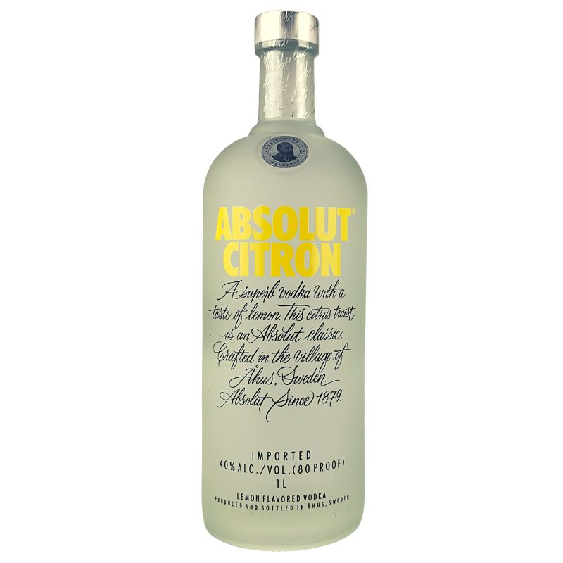 Absolut Citron Vodka 1L Liter