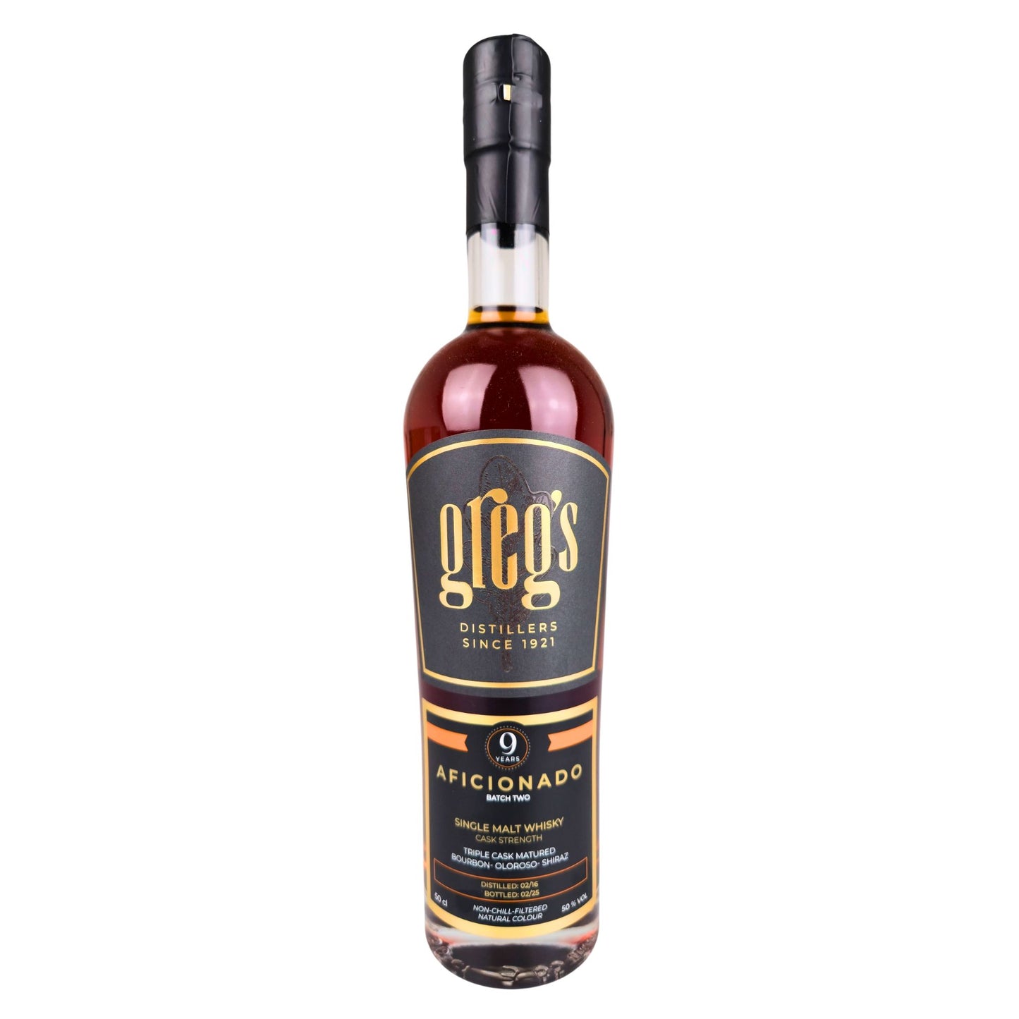 Gregs Aficonado Bourbon Oloroso Shiraz 9 Jahre