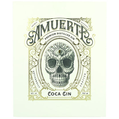 Amuerte Coca Gin White Geschenkset – Verpackungsansicht