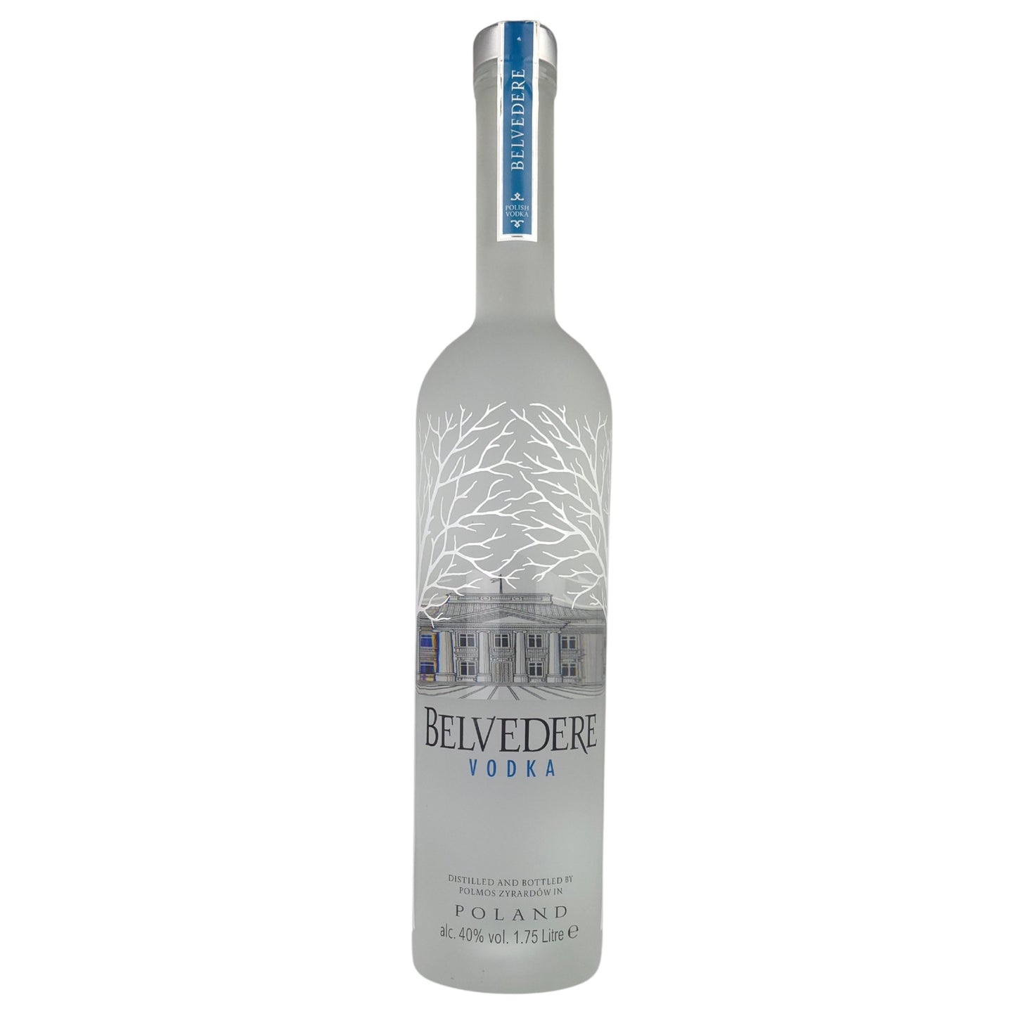 Belvedere Vodka mit Beleuchtung 1,75 l – Vorderansicht