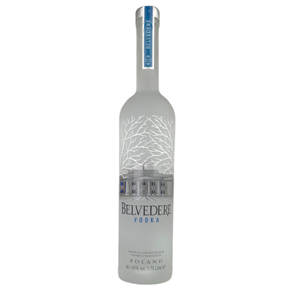 Belvedere Vodka mit Beleuchtung 1,75 l – Vorderansicht
