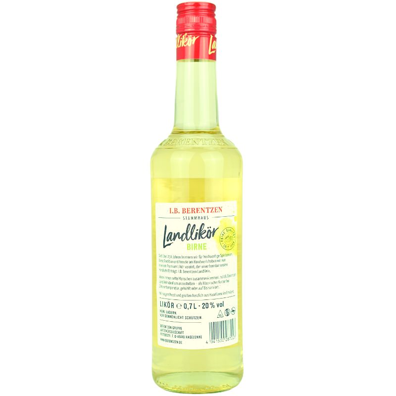 Berentzen Landlikör Birne – weitere Produktansicht