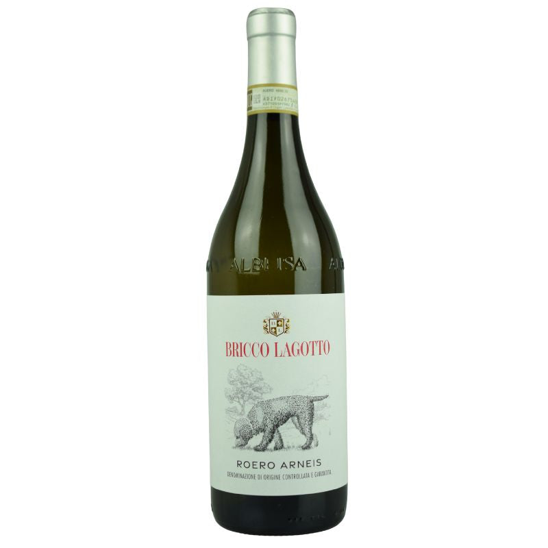 Bricco Lagotto Roero Arneis 2024 – Flasche in Vorderansicht