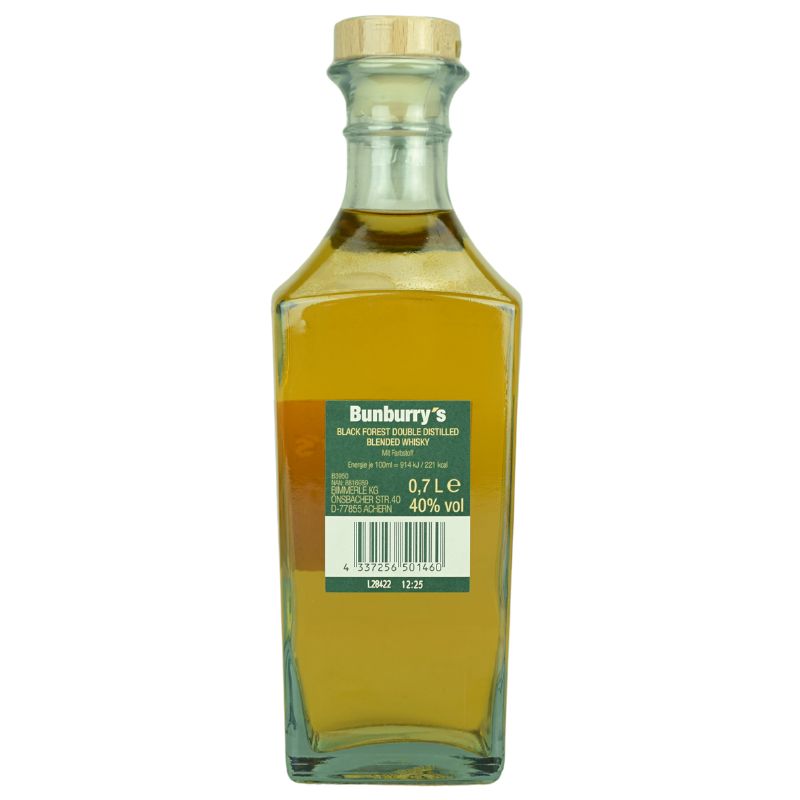 Bunburrys Black Forest Blended Whisky